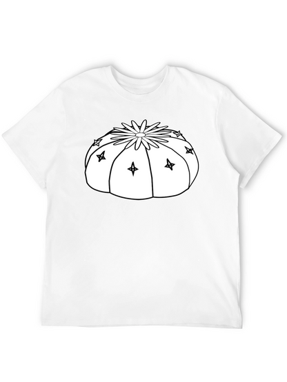 Camiseta Negra con Diseño de Cactus Estrella