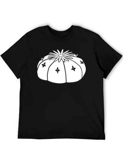 Camiseta Negra con Diseño de Cactus Estrella