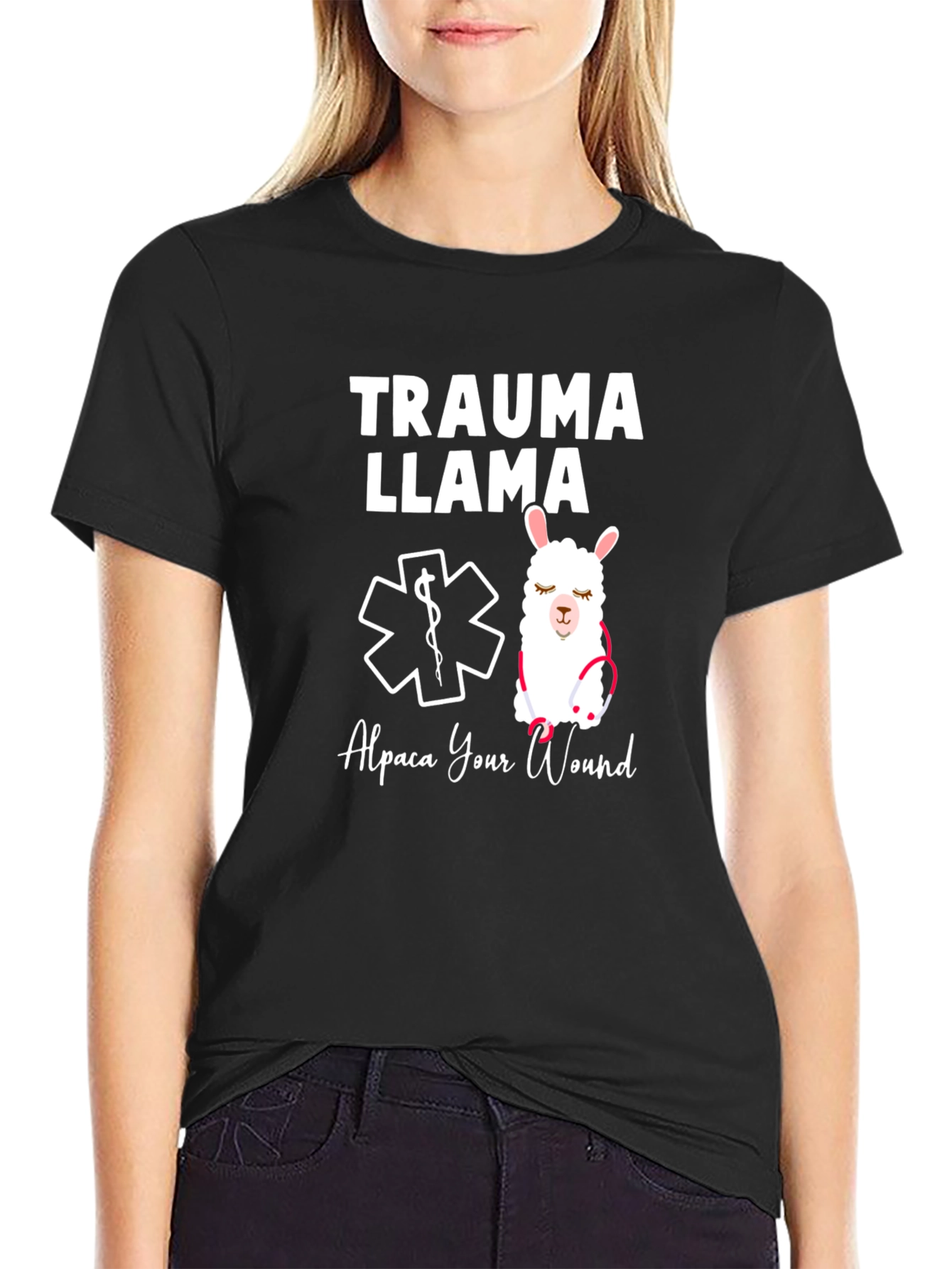 Camiseta Trauma Llama - Alpaca Tu Herida