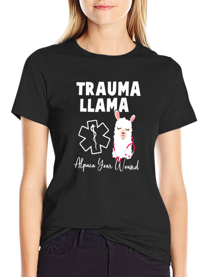Camiseta Trauma Llama - Alpaca Tu Herida