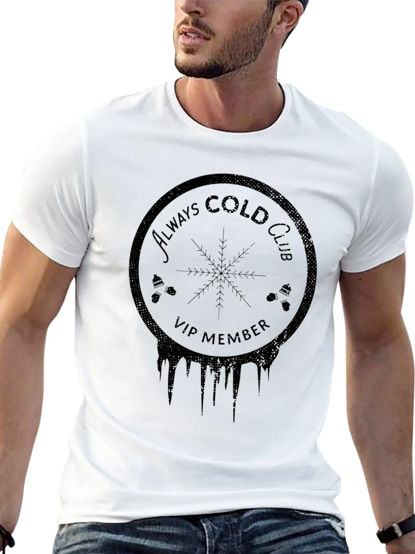 Camiseta Negra Always Cold Club
