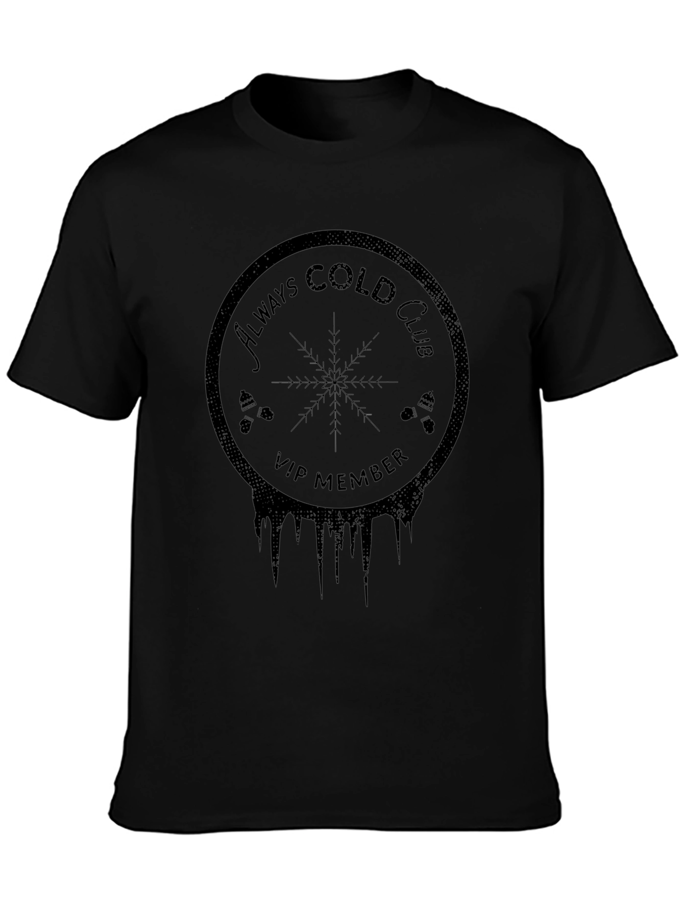 Camiseta Negra Always Cold Club