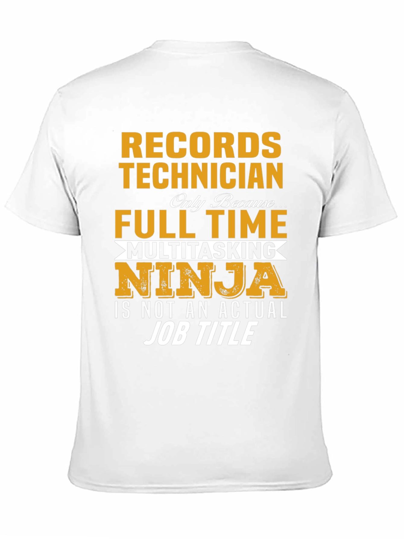 Camiseta Records Technician Ninja Multitarea