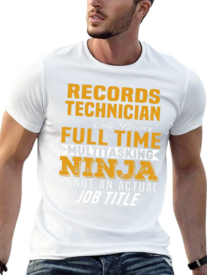 Camiseta Records Technician Ninja Multitarea