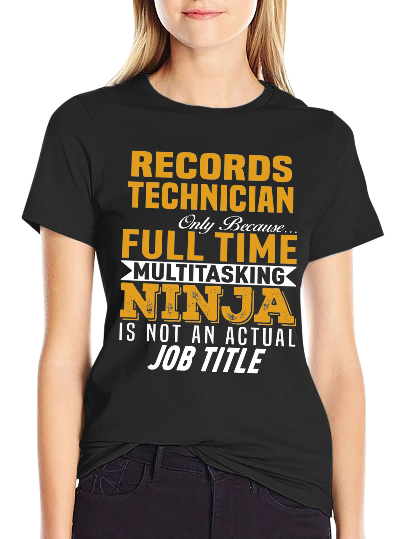 Camiseta Records Technician Ninja Multitarea
