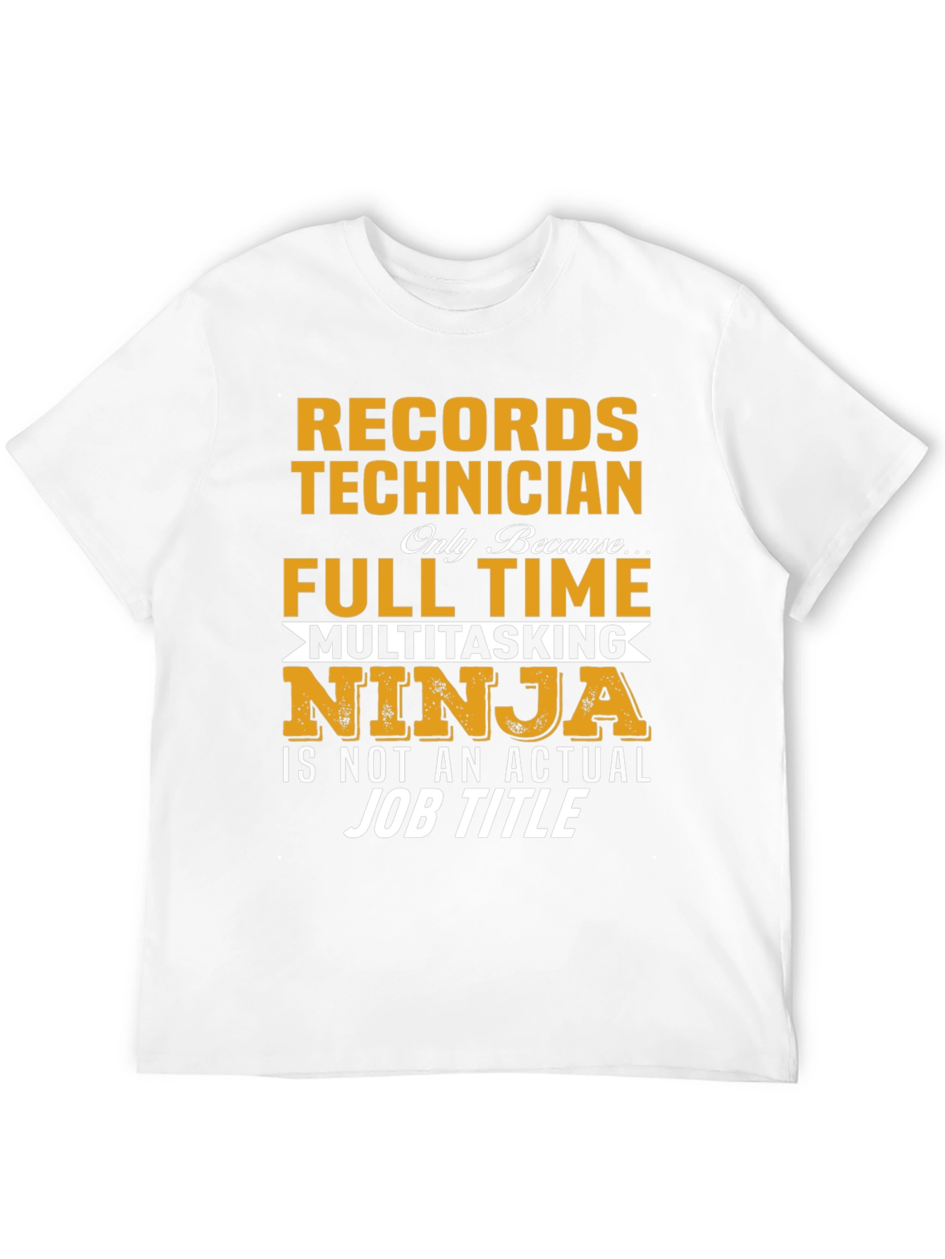 Camiseta Records Technician Ninja Multitarea