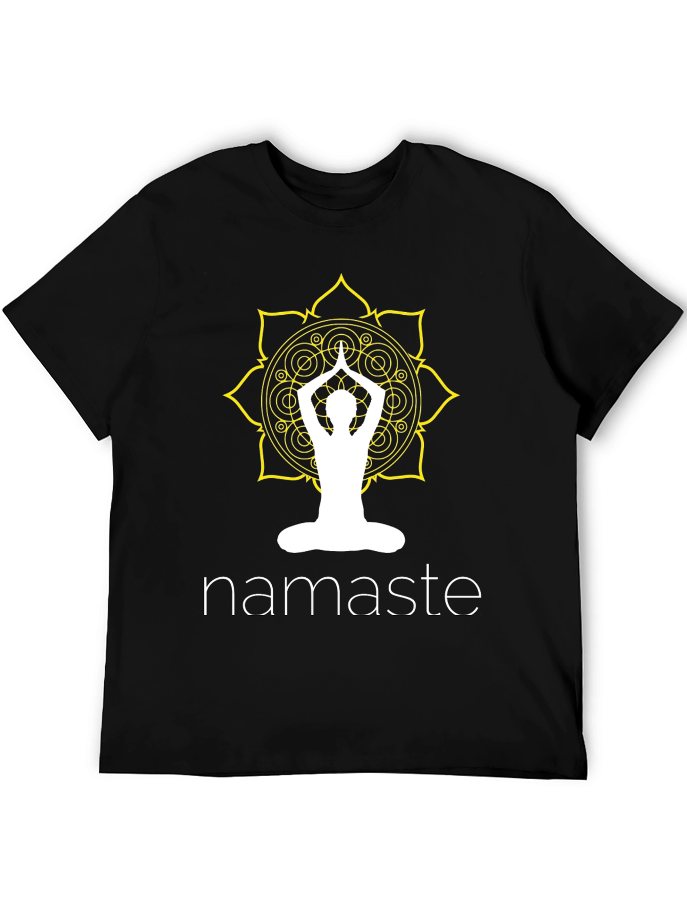 Camiseta Namaste - Diseño Yoga con Mandala