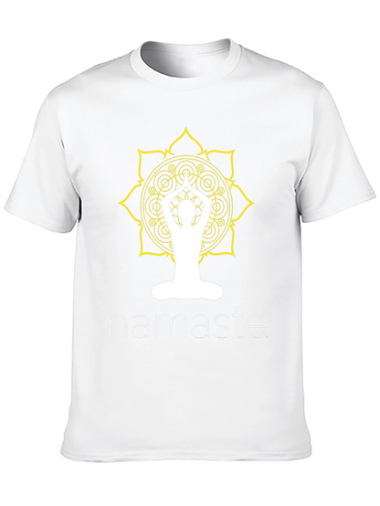 Camiseta Namaste - Diseño Yoga con Mandala
