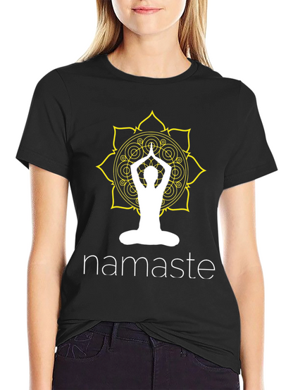 Camiseta Namaste - Diseño Yoga con Mandala