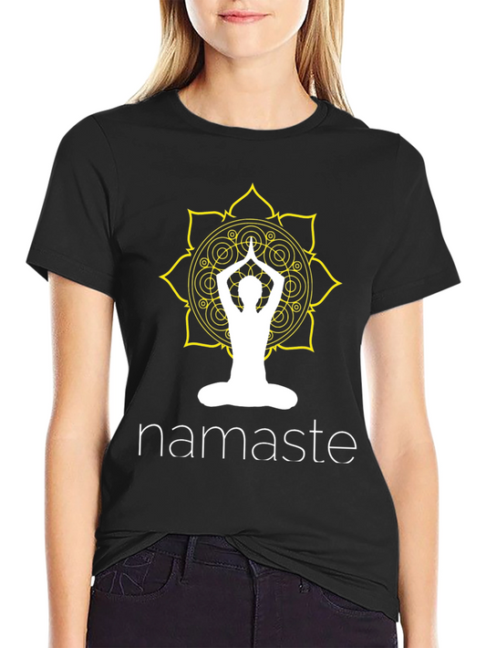 Camiseta Namaste - Diseño Yoga con Mandala