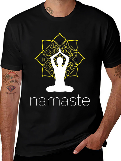 Camiseta Namaste - Diseño Yoga con Mandala