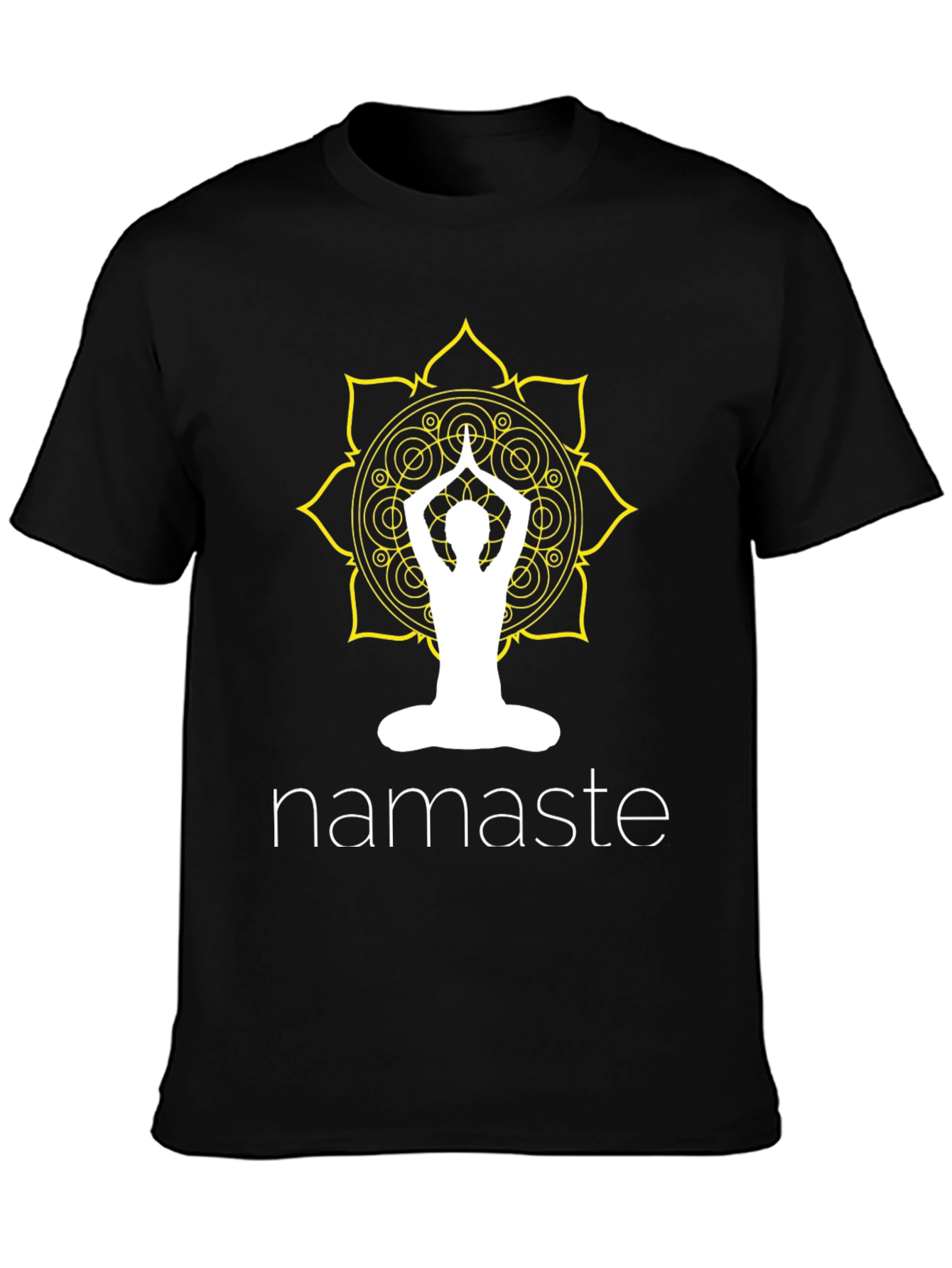 Camiseta Namaste - Diseño Yoga con Mandala