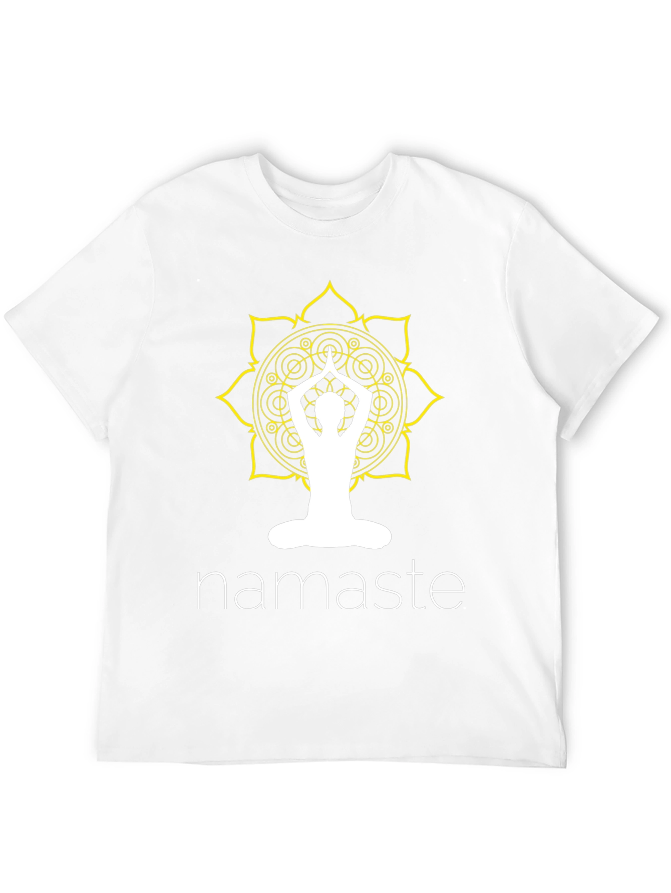 Camiseta Namaste - Diseño Yoga con Mandala