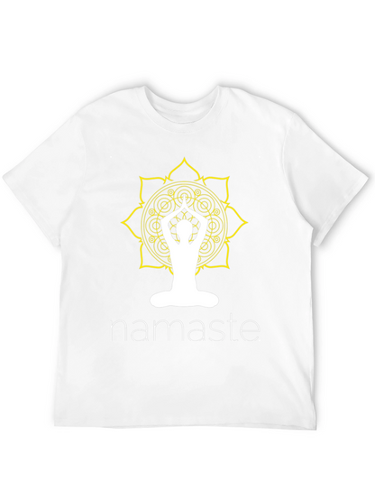 Camiseta Namaste - Diseño Yoga con Mandala