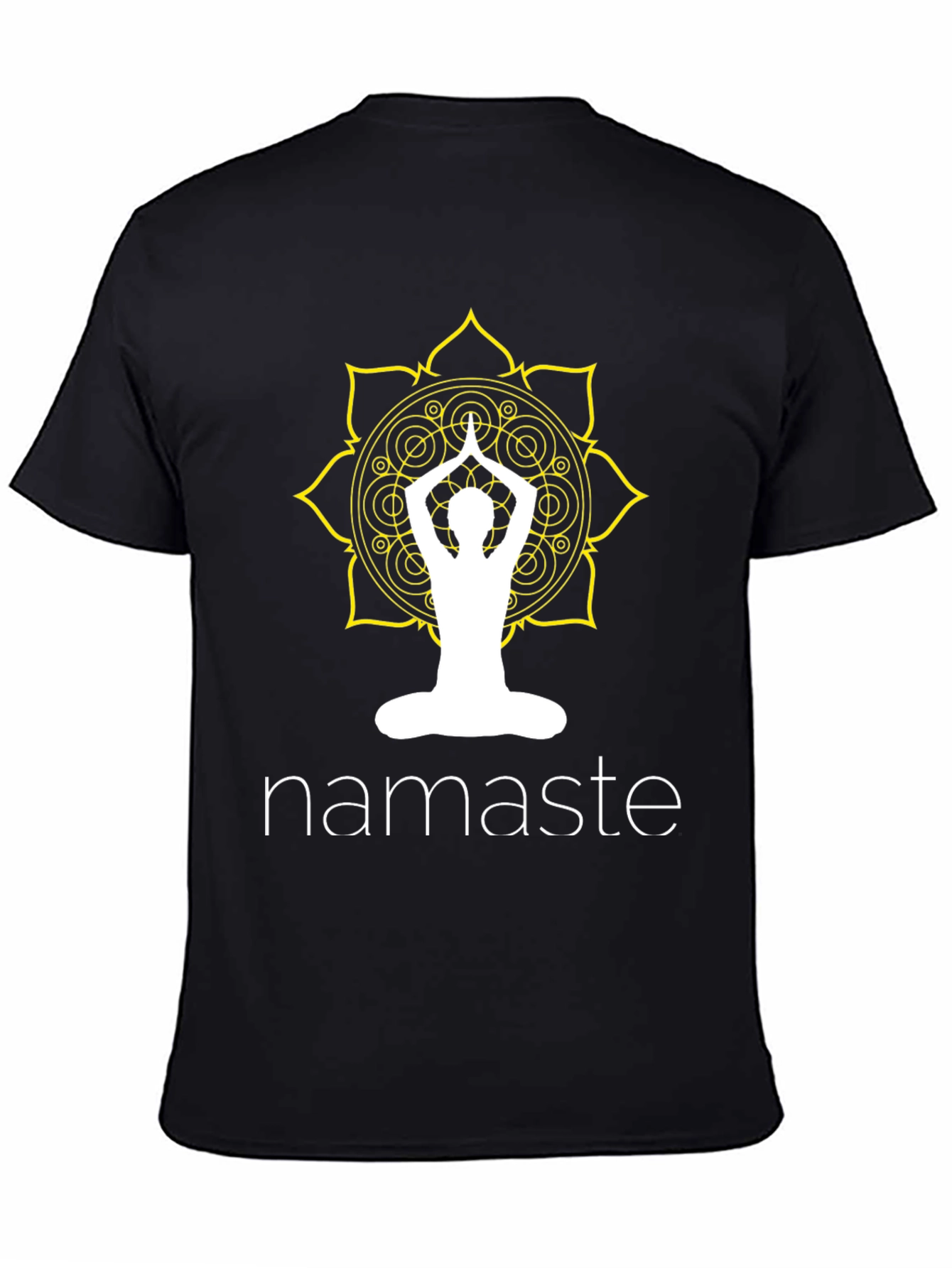 Camiseta Namaste - Diseño Yoga con Mandala