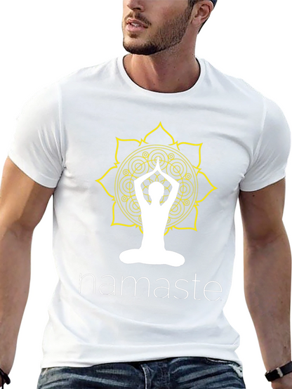 Camiseta Namaste - Diseño Yoga con Mandala