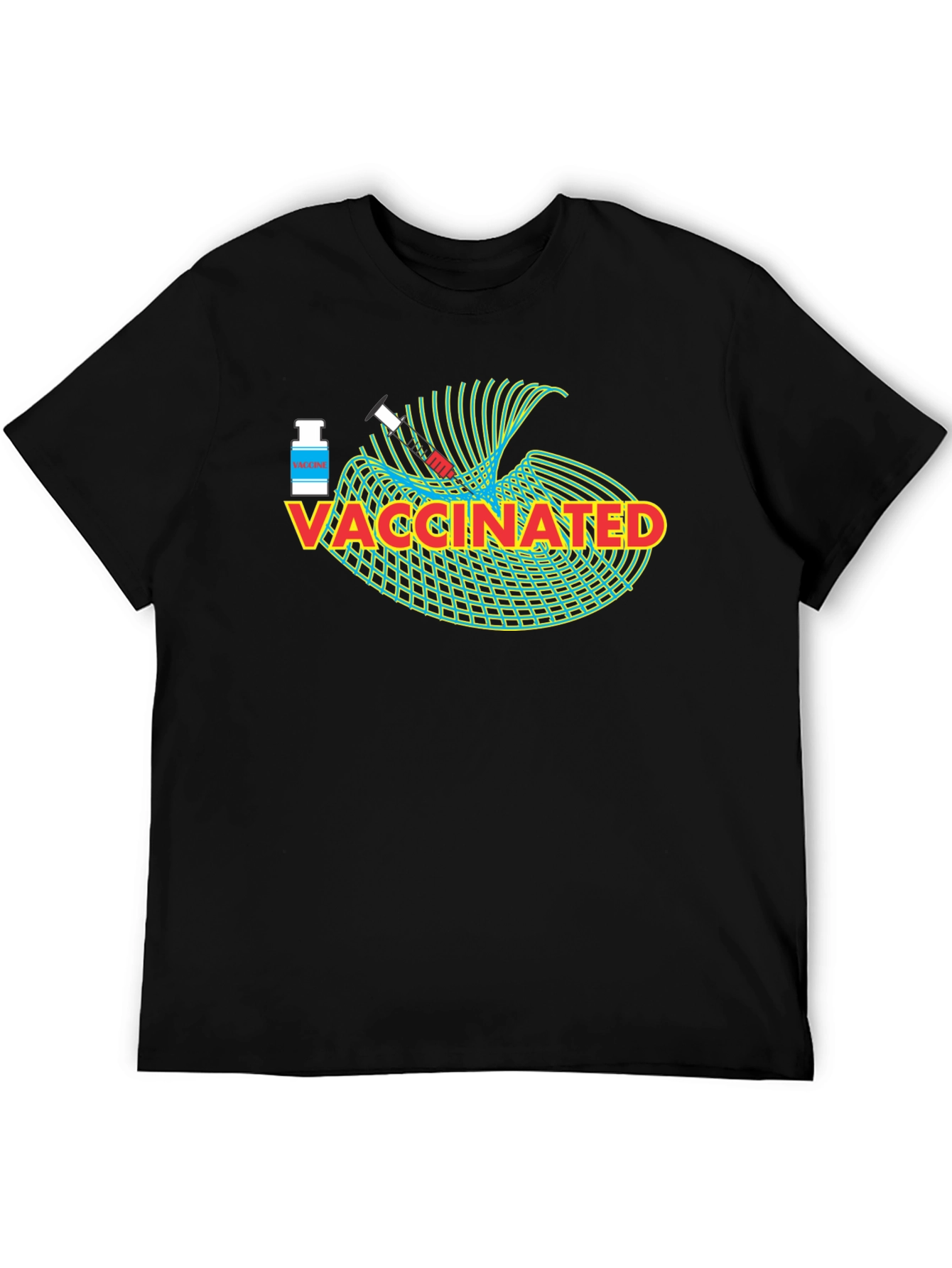 Camiseta Vacunado - Diseño Gráfico Único