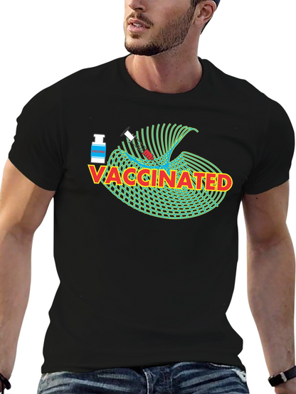 Camiseta Vacunado - Diseño Gráfico Único