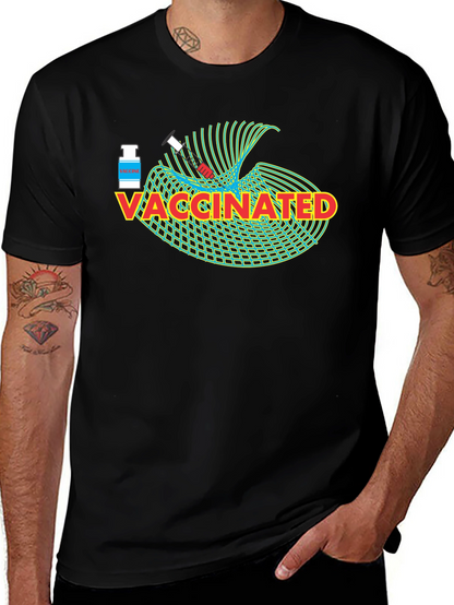 Camiseta Vacunado - Diseño Gráfico Único