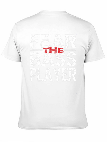 Camiseta Negra: Teme al Bajista