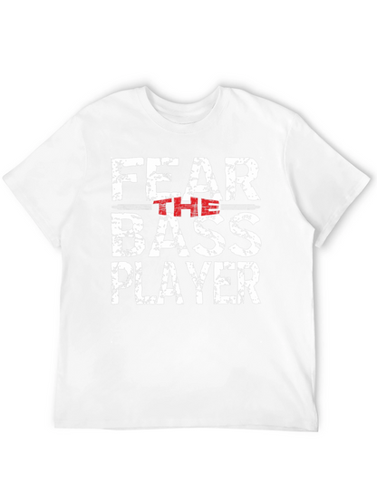 Camiseta Negra: Teme al Bajista