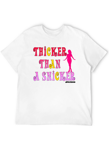 Camiseta Negra: Thicker Than a Snicker