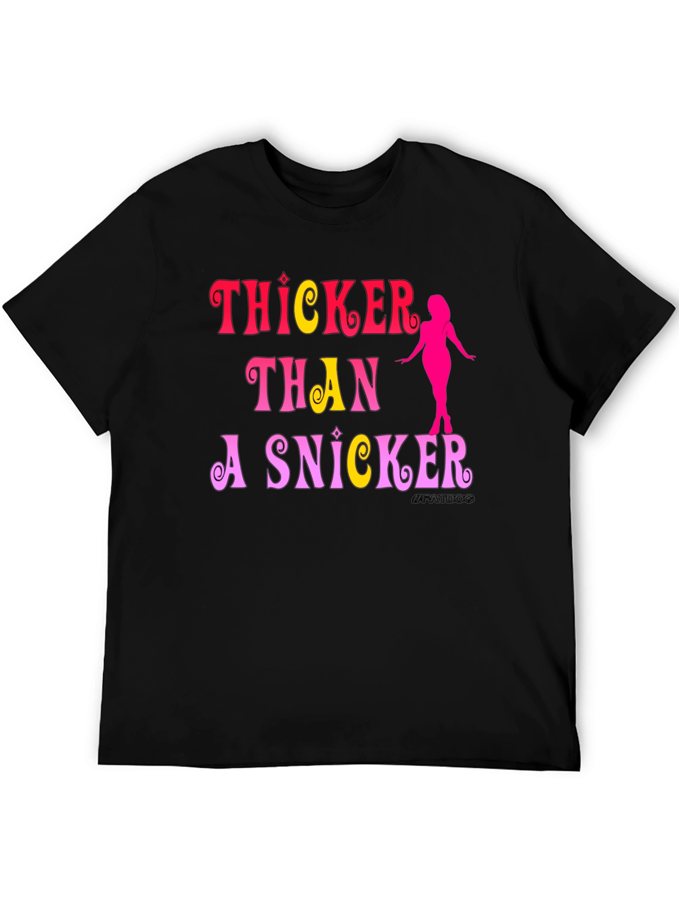 Camiseta Negra: Thicker Than a Snicker