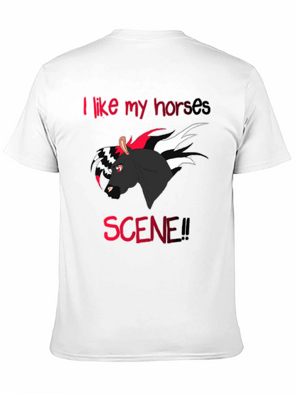 Camiseta Negra I like my horses scene!!