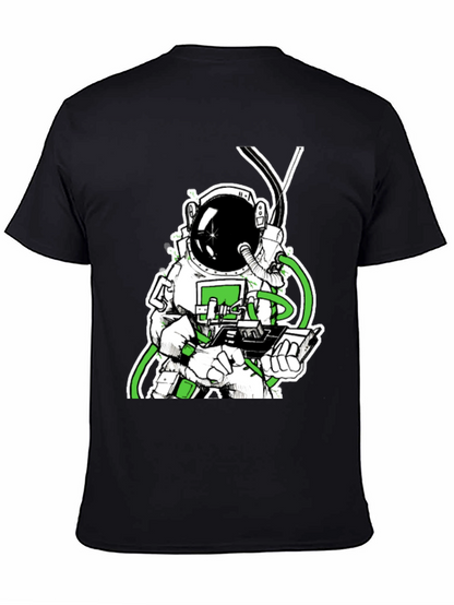 Camiseta Negra con Diseño de Astronauta