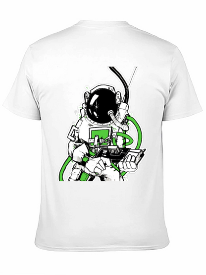 Camiseta Negra con Diseño de Astronauta
