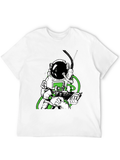 Camiseta Negra con Diseño de Astronauta