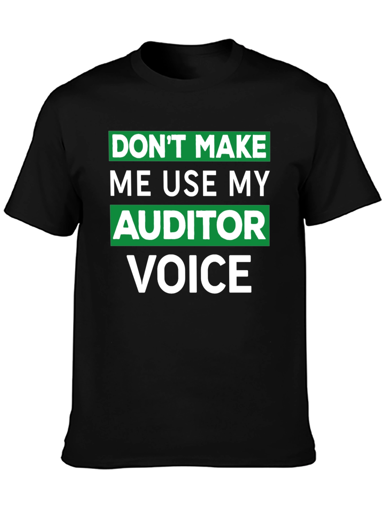 Camiseta Auditor Voice - Humor Contable