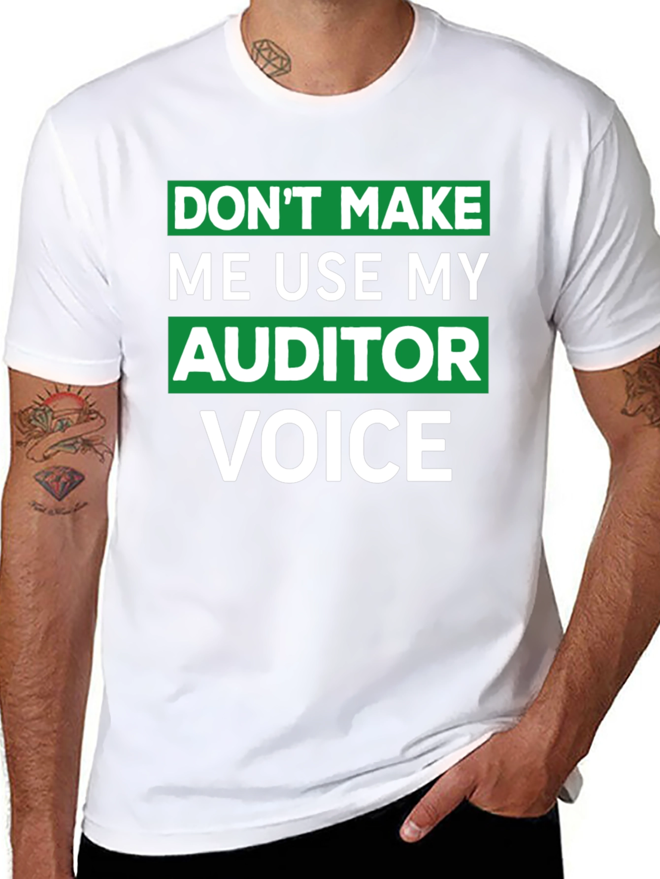 Camiseta Auditor Voice - Humor Contable