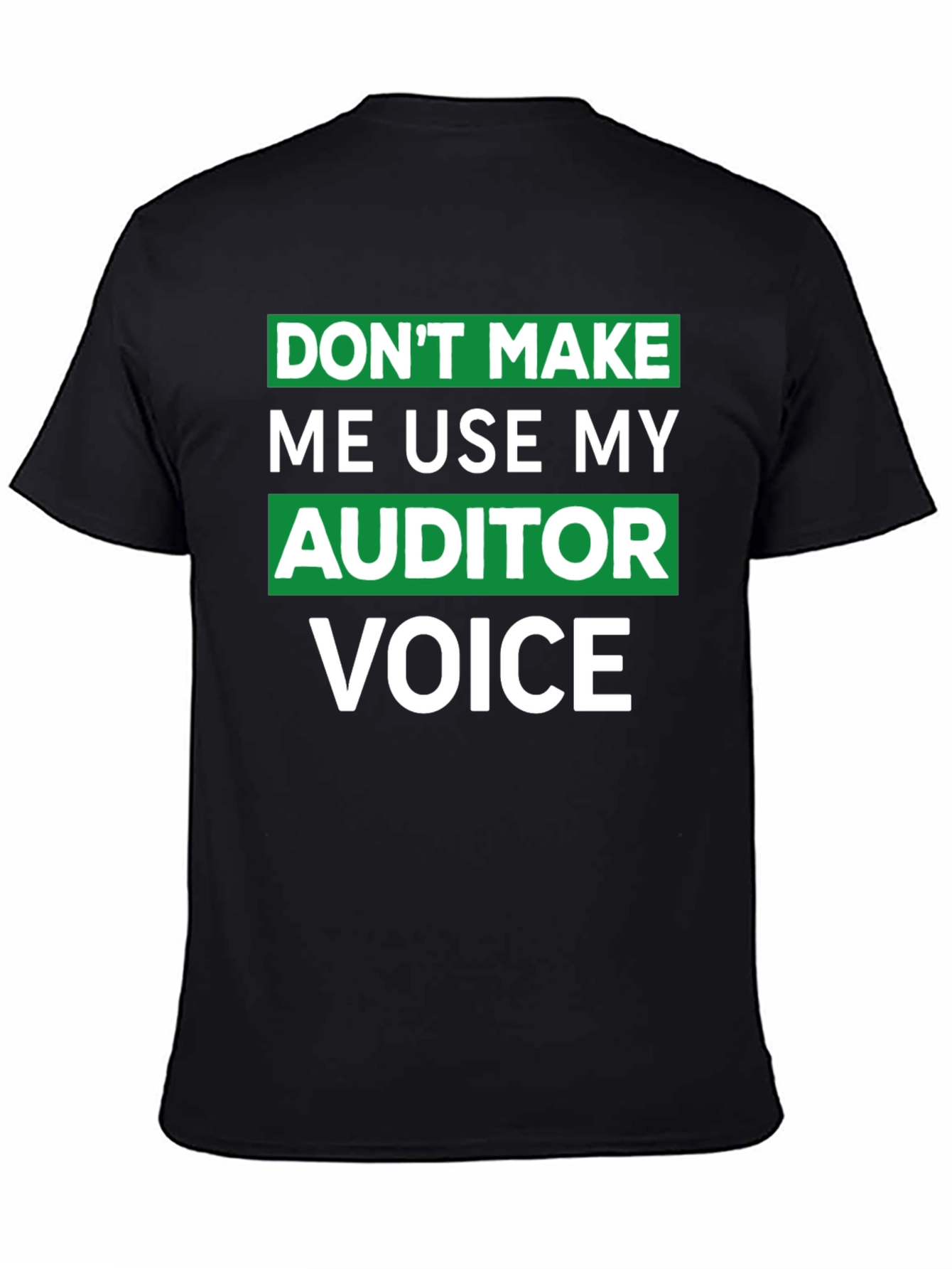 Camiseta Auditor Voice - Humor Contable