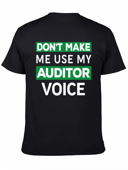 Camiseta Auditor Voice - Humor Contable