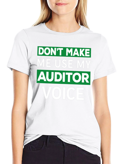 Camiseta Auditor Voice - Humor Contable
