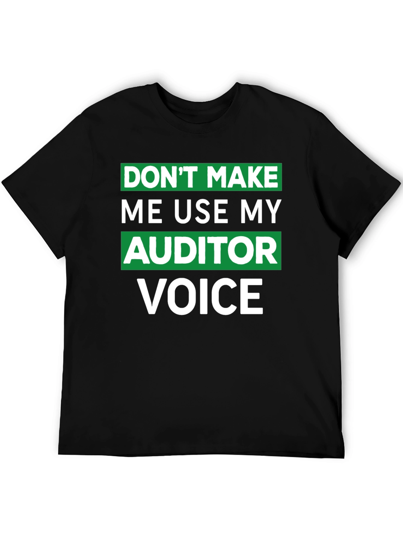 Camiseta Auditor Voice - Humor Contable