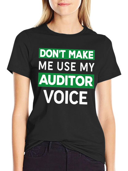 Camiseta Auditor Voice - Humor Contable