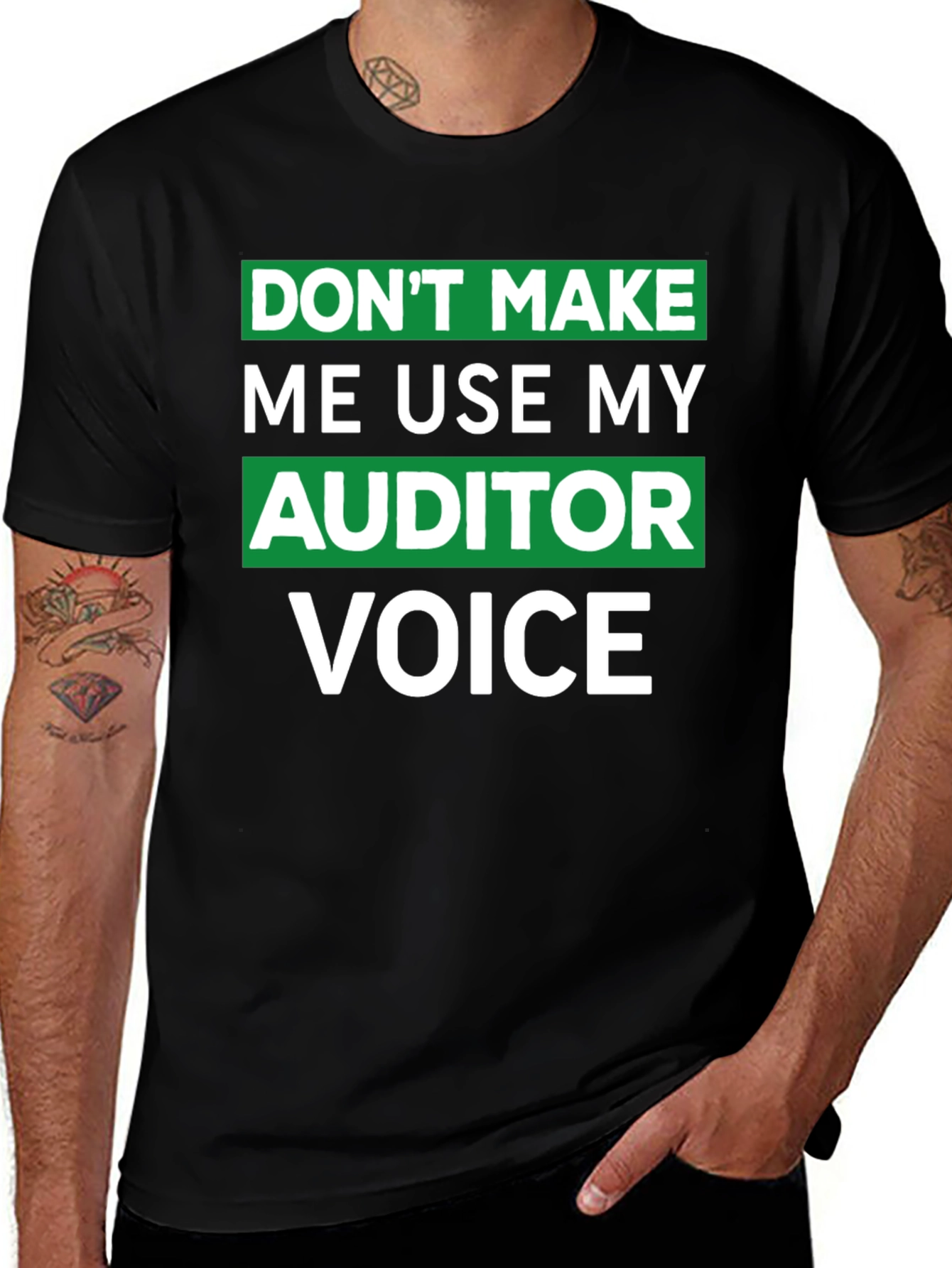 Camiseta Auditor Voice - Humor Contable