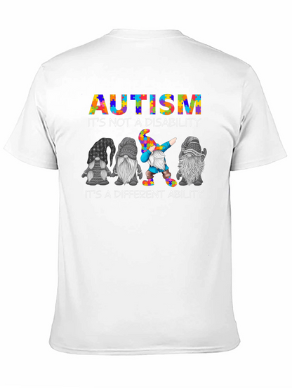 Camiseta Negra Autism Awareness Gnomos