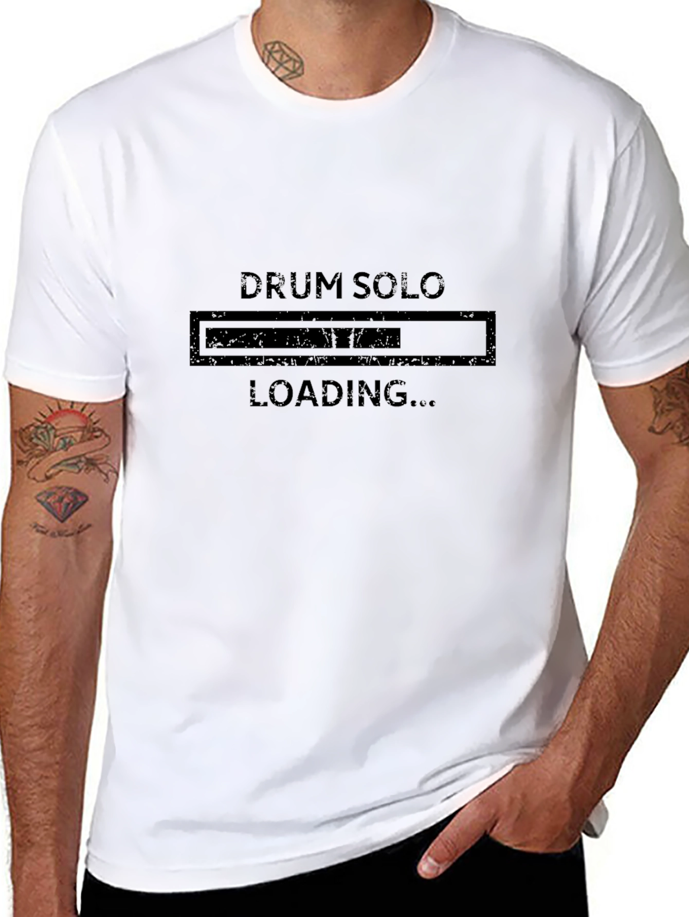 Camiseta Negra Drum Solo Loading