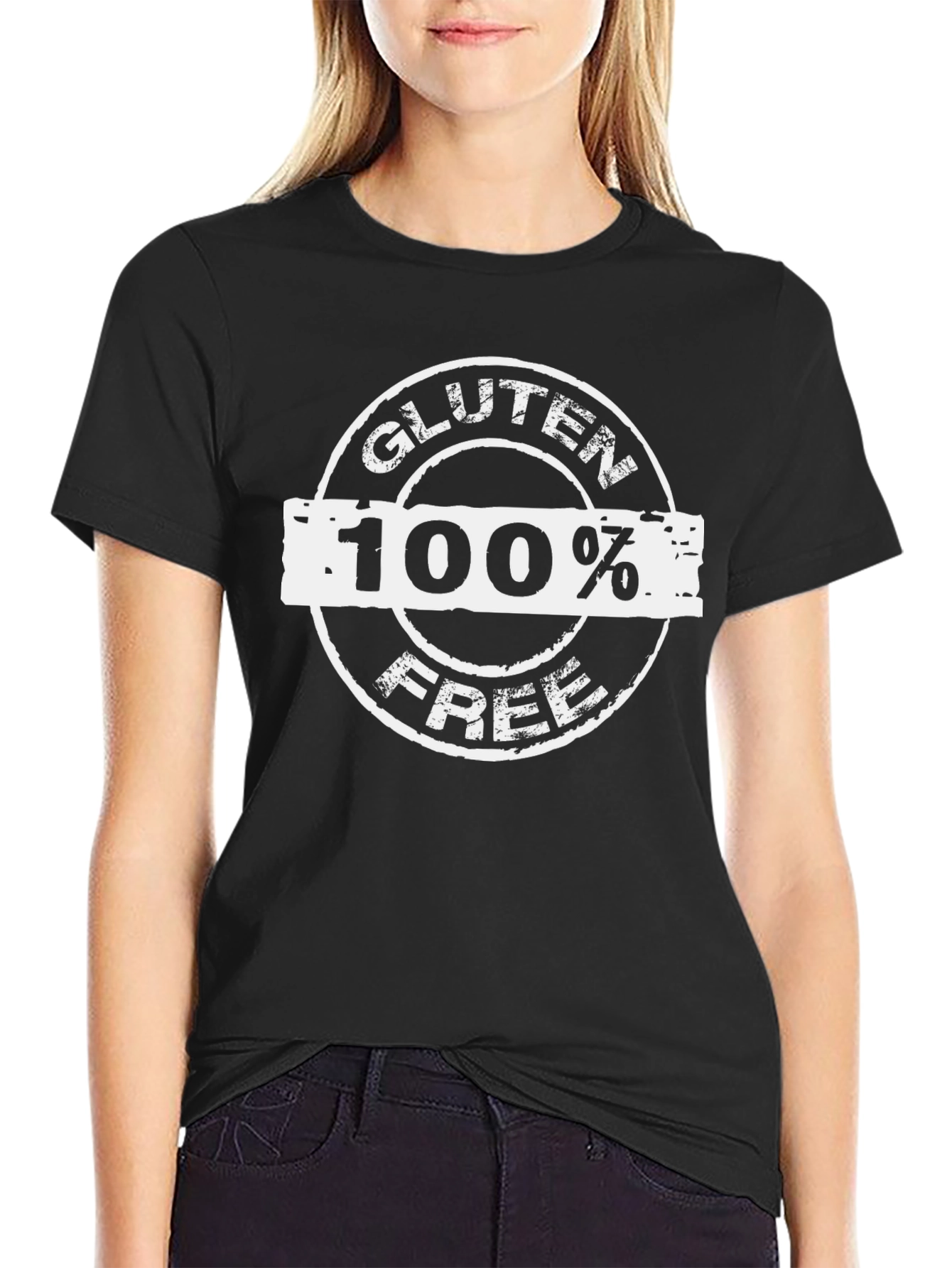 Camiseta Negra 100% Libre de Gluten