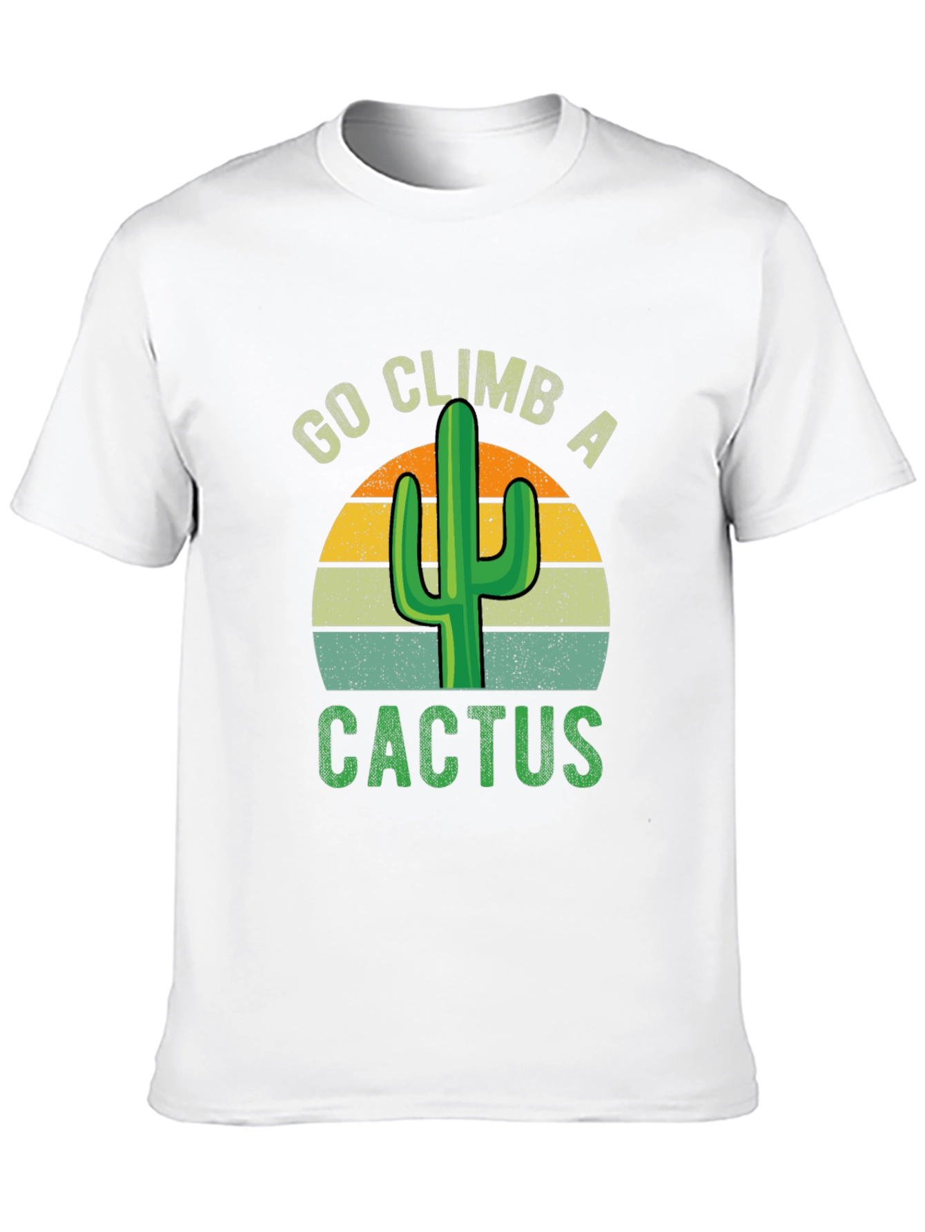 Camiseta Sube un Cactus Retro para Aventureros