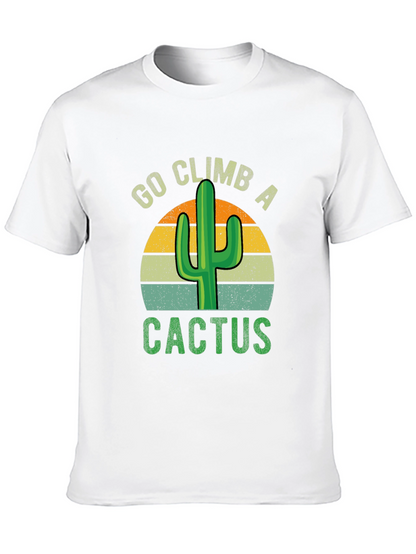 Camiseta Sube un Cactus Retro para Aventureros