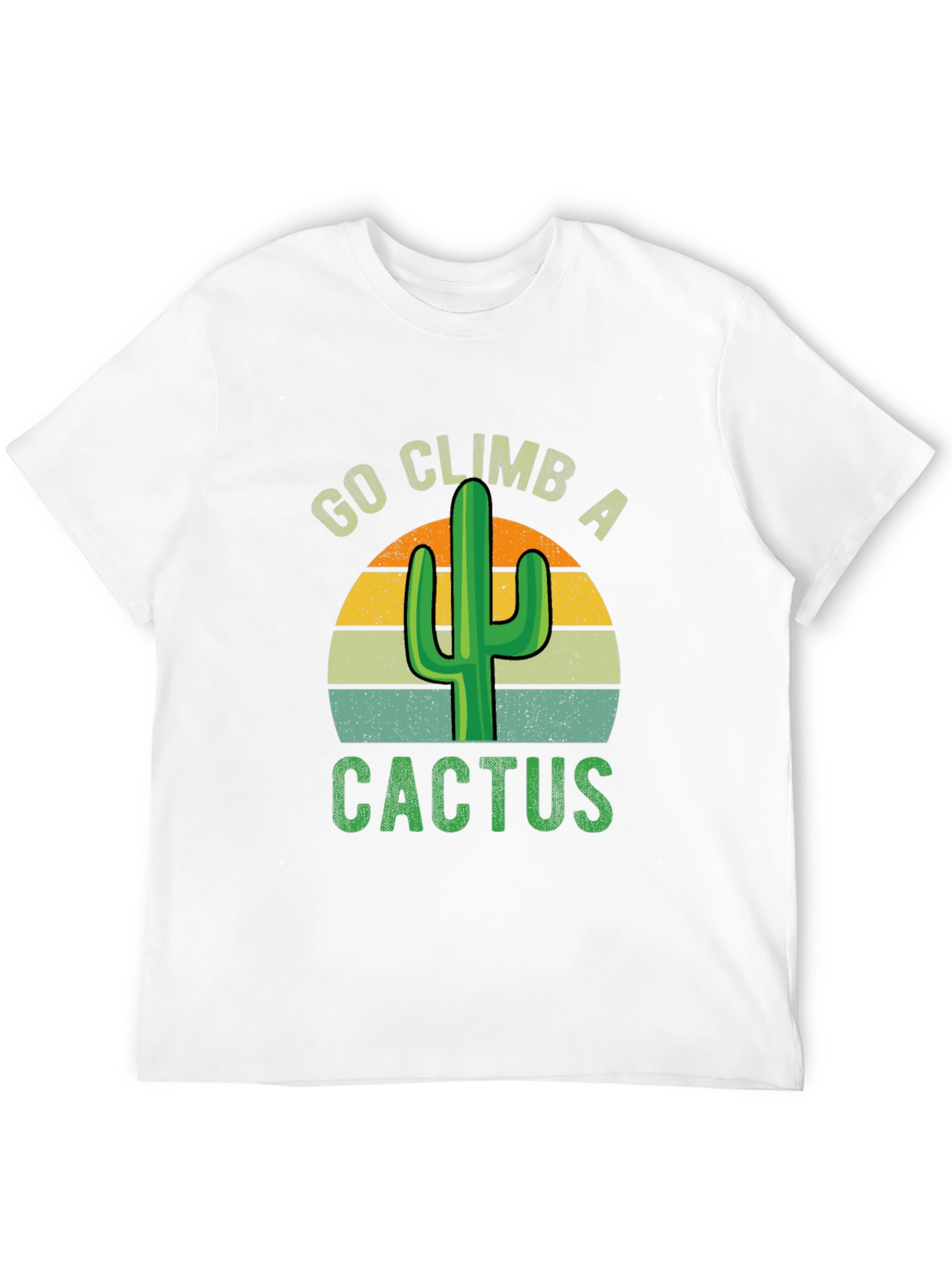 Camiseta Sube un Cactus Retro para Aventureros