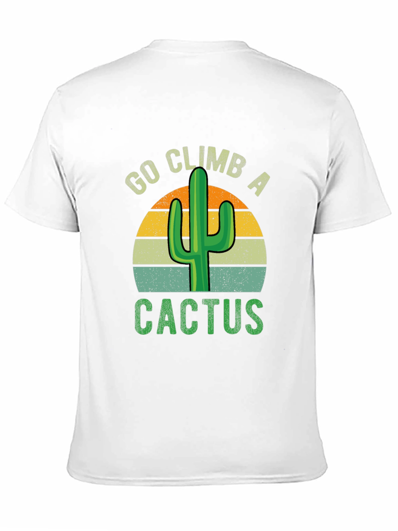 Camiseta Sube un Cactus Retro para Aventureros