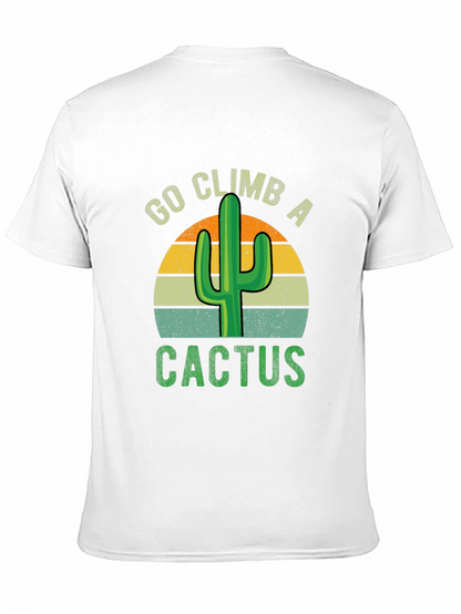 Camiseta Sube un Cactus Retro para Aventureros