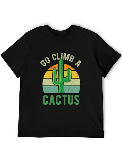 Camiseta Sube un Cactus Retro para Aventureros
