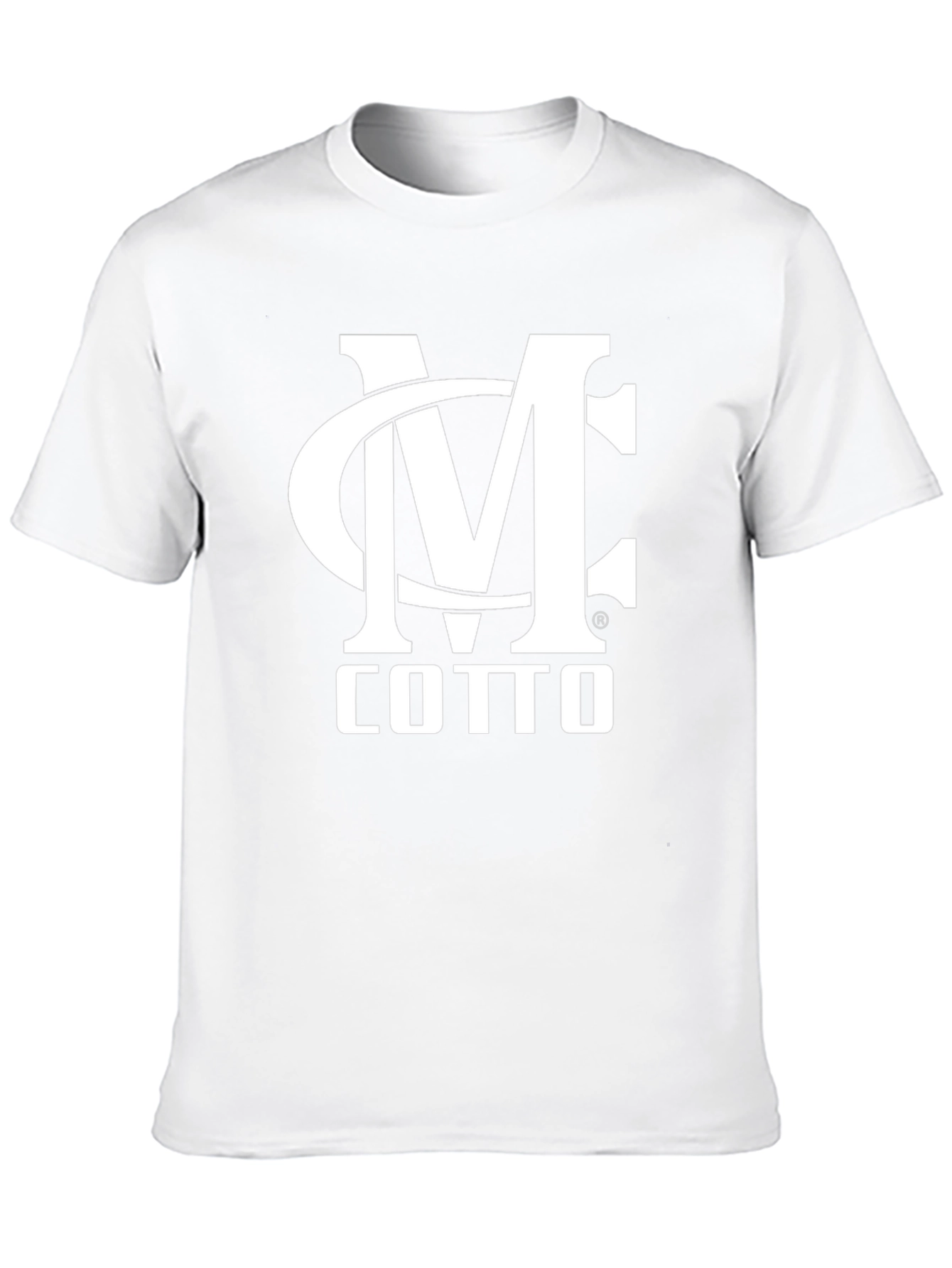 Camiseta Negra MC Cotto Estampada Hombre