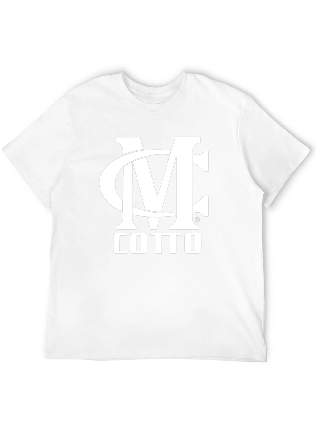 Camiseta Negra MC Cotto Estampada Hombre